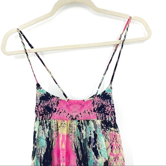 Everly Criss-cross back Midi Halter Dress Sz S - Picture 2 of 13